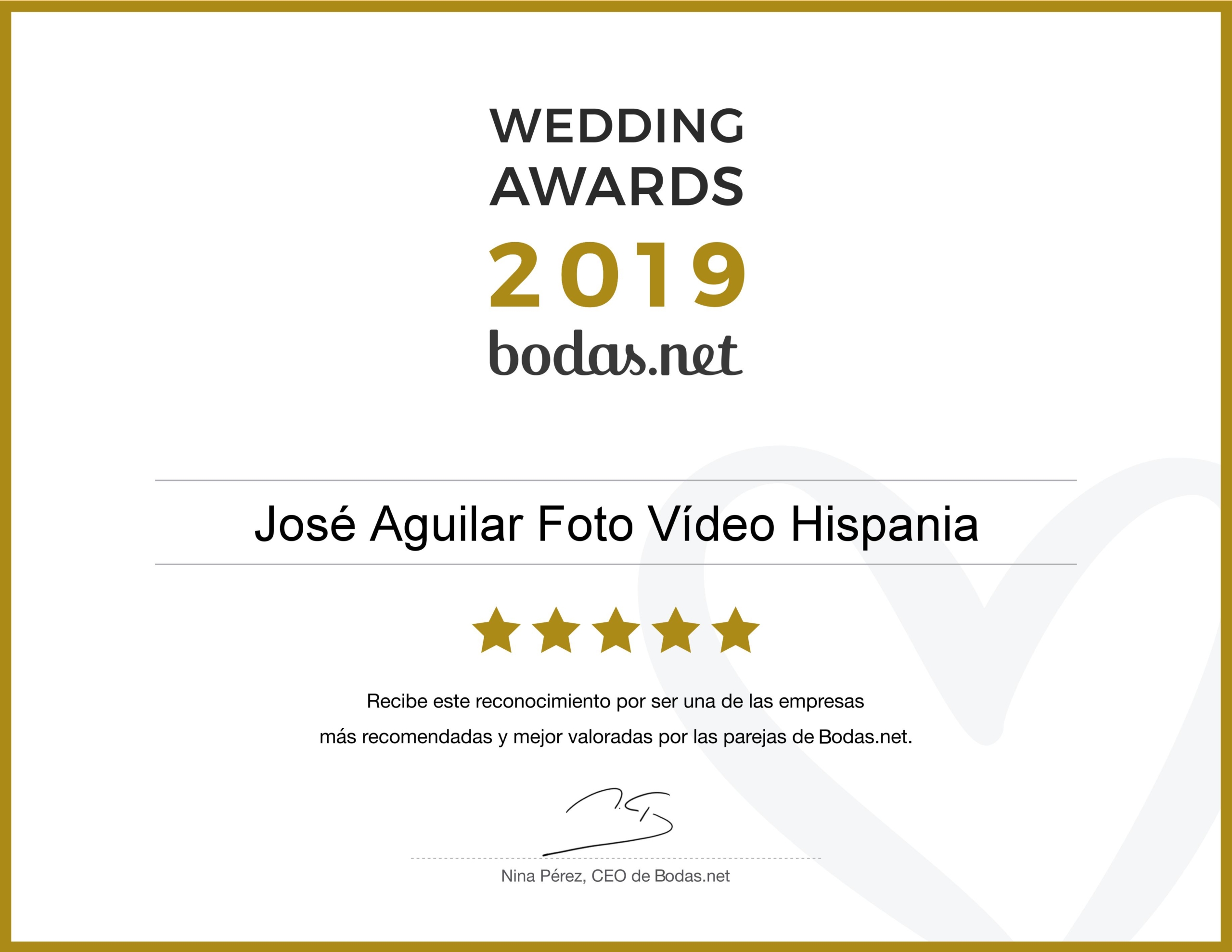 Wedding_Awards_2019_Jose Aguilar Foto Vídeo Hispania
