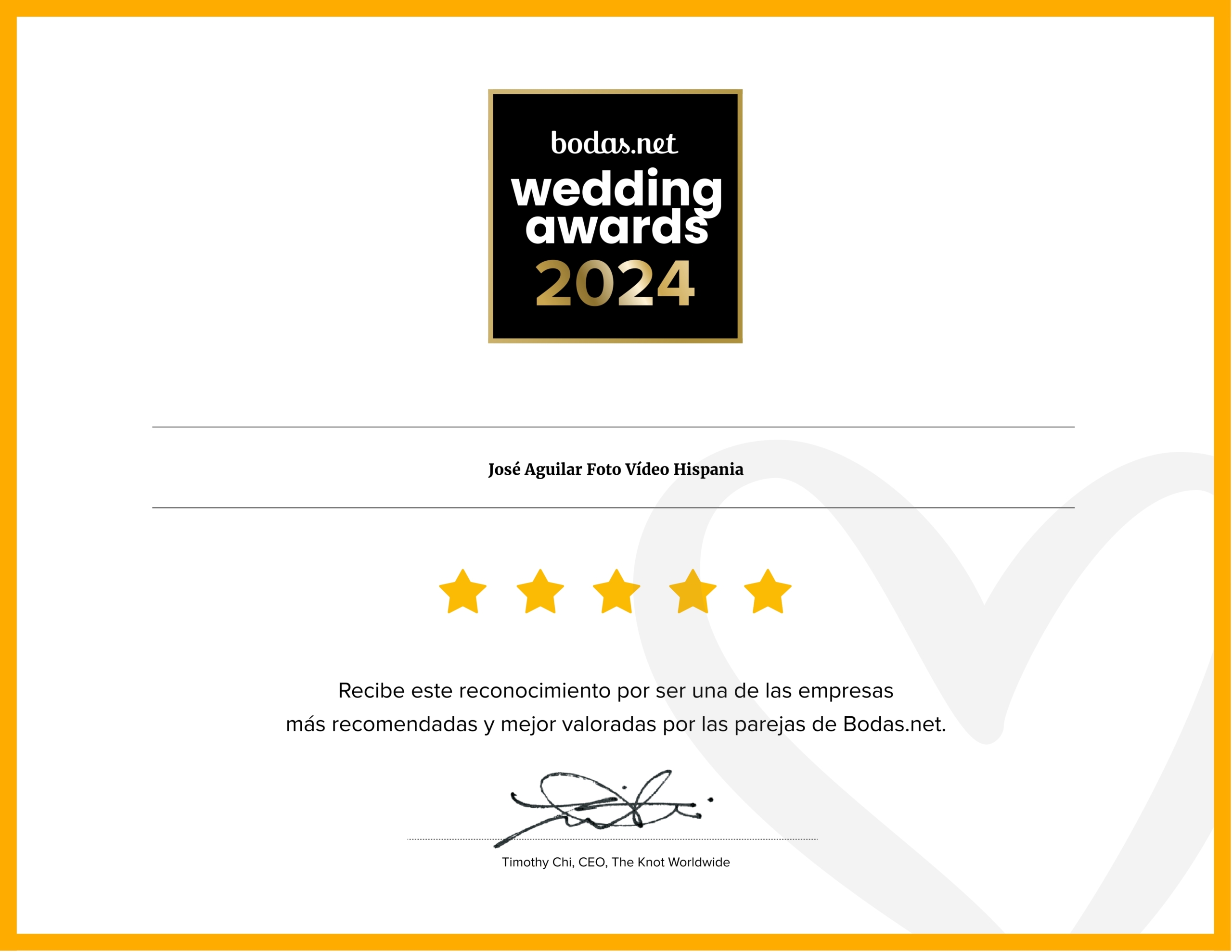 Diploma Wedding Awards 2024