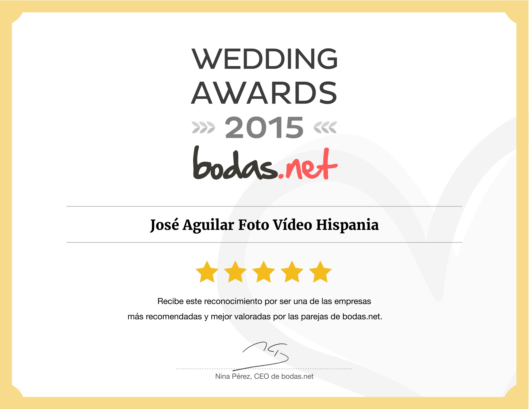 Wedding Awards 2015